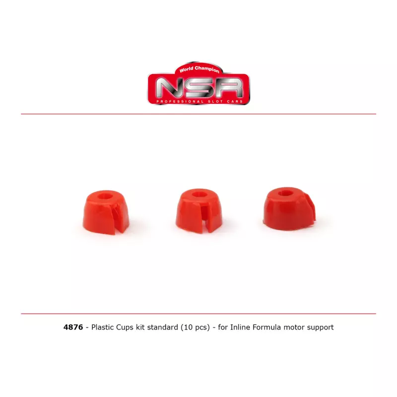  NSR 4878 Plastic cups + Screws for Formula 86/89 (3+3 pcs) 