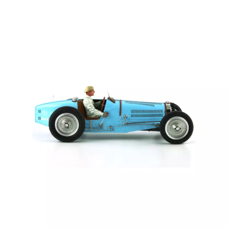 LE MANS miniatures Bugatti type 59 chassis n.59124 light blue