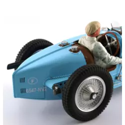 LE MANS miniatures Bugatti type 59 chassis n.59124 light blue