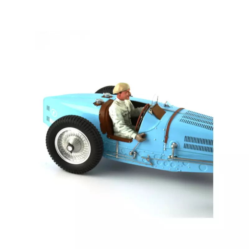 LE MANS miniatures Bugatti type 59 chassis n.59124 light blue