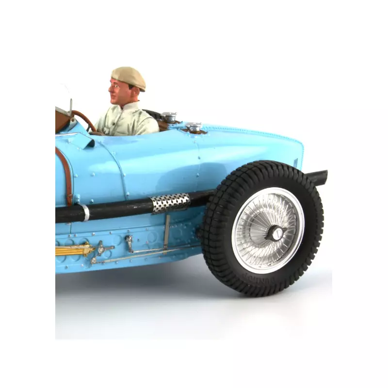 LE MANS miniatures Bugatti type 59 chassis n.59124 light blue