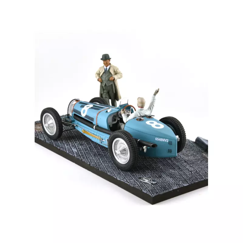 LE MANS miniatures Bugatti type 59 n°8 driven by René Dreyfus