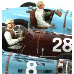 LE MANS miniatures Bugatti type 59 n°28 GP Monaco 1934 driven by Tazio Nuvolari