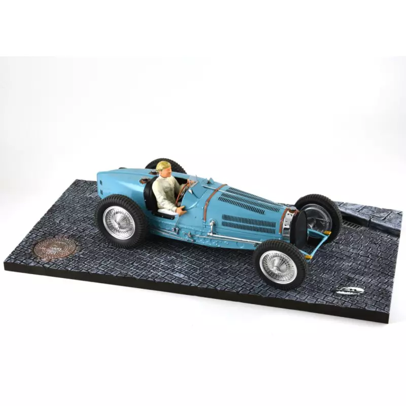  LE MANS miniatures Bugatti type 59 chassis n.59124 light blue