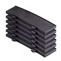 Policar P072-6 Outer Border for R5 Curve 11,25° (6 pcs)