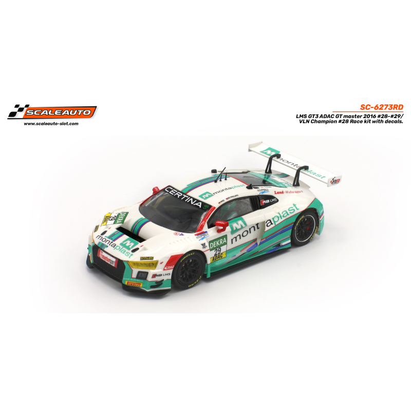 Scaleauto SC-6273RD LMS GT3 ADAC GT Master 2016 n.28-n.29 / VLN Champion n.28 Race kit with decals