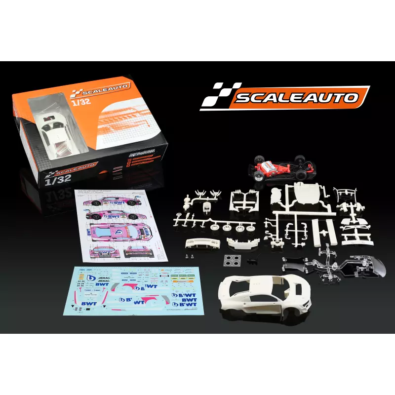  Scaleauto SC-6274RD LMS GT3 ADAC GT master 2018 n.25-n.26 Mucke Motorsport Kit course avec décalcomanies