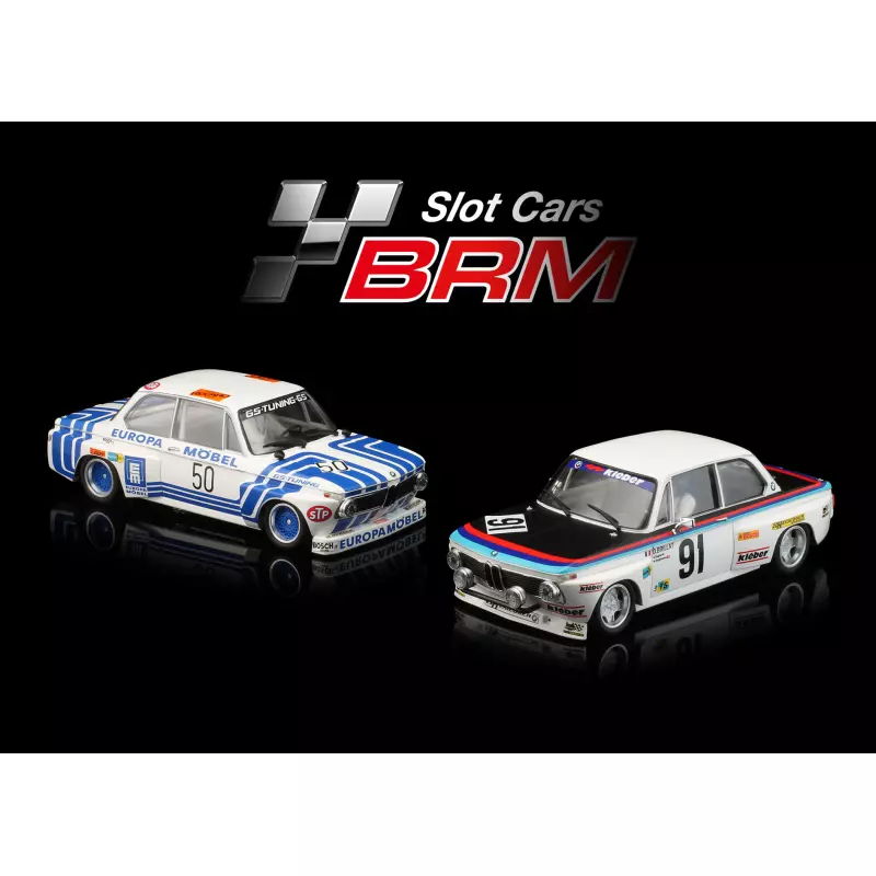 BRM BMW2002ti Team Europamobel n.50 Winner DIV.II DRM Hockenheim 1974