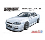 AOSHIMA 055342 Kit 1/24 Uras ER34 Skyline Type-R '01 (Nissan)