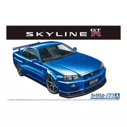 AOSHIMA 058589 Kit 1/24 Nissan BNR34 Skyline GT-R V-Spec II '02