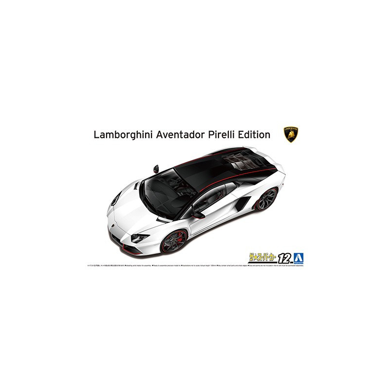                                     AOSHIMA 061213 Kit 1/24 Lamborghini Aventador Pirelli Edition '14