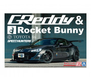 AOSHIMA 061879 Kit 1/24 ZN6 Toyota 86 '12 Greddy&Rocket Bunny Volk Racing Ver. (Toyota)