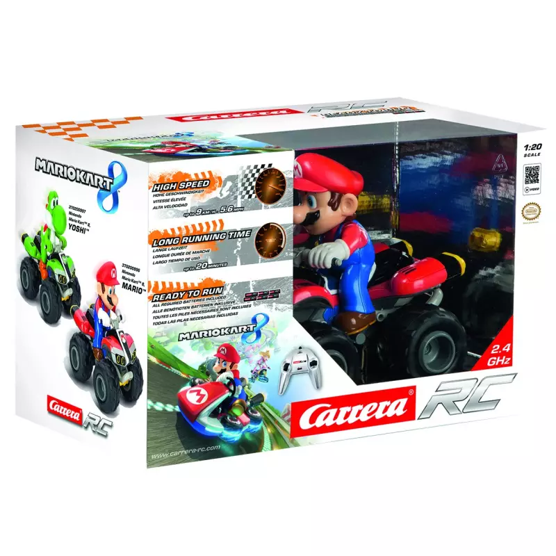 Carrera RC Nintendo Mario Kart, Mario - Quad - Slot Car-Union