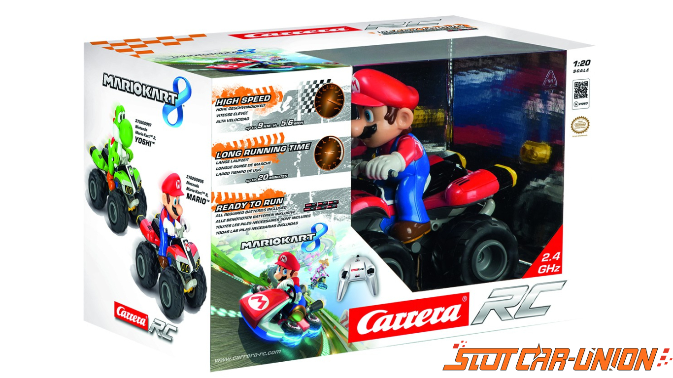Carrera RC Nintendo Mario Kart, Mario - Quad - Slot Car-Union