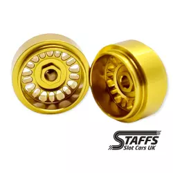 STAFFS109 15.8 x 10mm BBS Style Deep Dish (REAR) Gold (2 pcs)