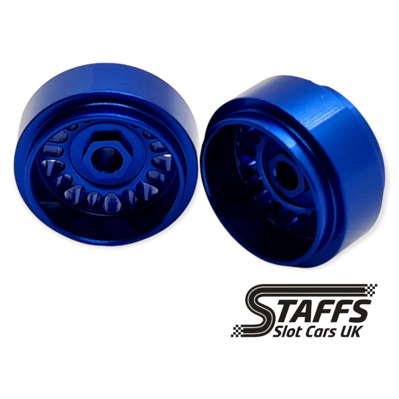                                     STAFFS111 15.8 x 10mm BBS Style Deep Dish (REAR) Blue (2 pcs)