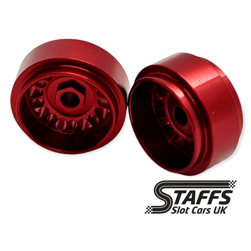                                     STAFFS112 15.8 x 10mm BBS Style Deep Dish (REAR) Red (2 pcs)