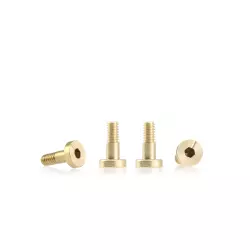 BRM S-132A1 Metric brass screw flat head 4.5mm x 7.2mm – SHORT (6 pcs)