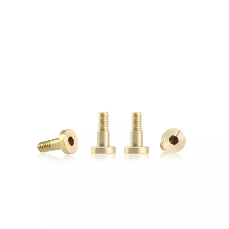  BRM S-132A1 Metric brass screw flat head 4.5mm x 7.2mm – SHORT (6 pcs)