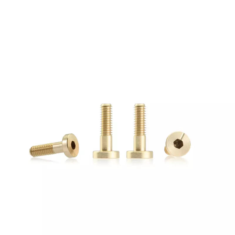  BRM S-132A2 Metric brass screw flat head 4.5mm x 9.2mm – LONG (6 pcs)
