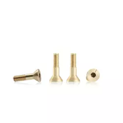 BRM S-133A2 Metric brass screw sink head 4.5mm x 9.2mm – LONG (6 pcs)