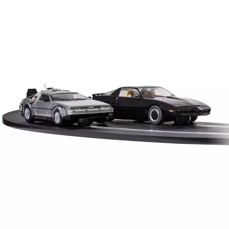 Scalextric C1431 Coffret 1980s TV - Back to the Future vs Knight Rider