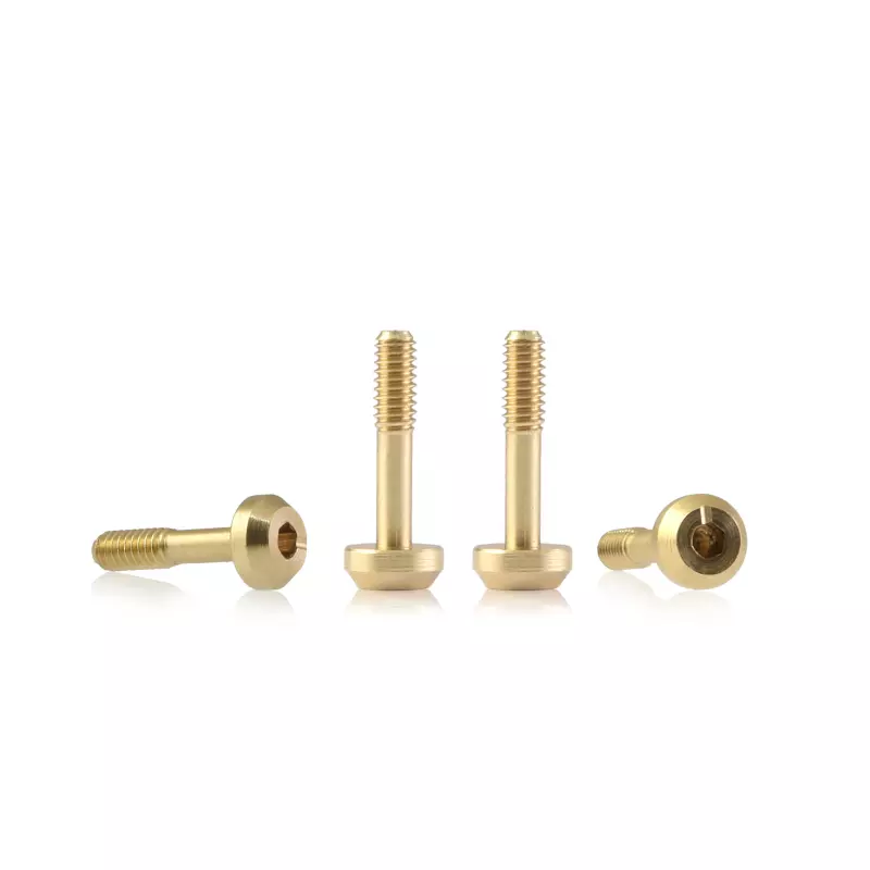  BRM S-136A1 Suspension brass screw M2 flat head 4.5mm x 9.5mm – SHORT (4 pcs)