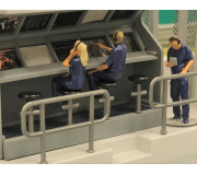 Slot Track Scenics Fig. 25 Pit Wall Figures Pack C