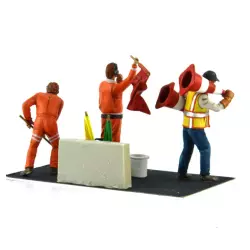 LE MANS miniatures Set n°2 of 3 marshals
