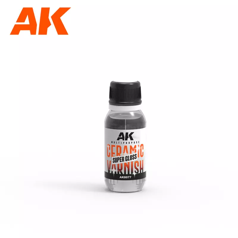  AK Interactive AK8077 Multipurpose Ceramic Varnish (Super Gloss) 60ml