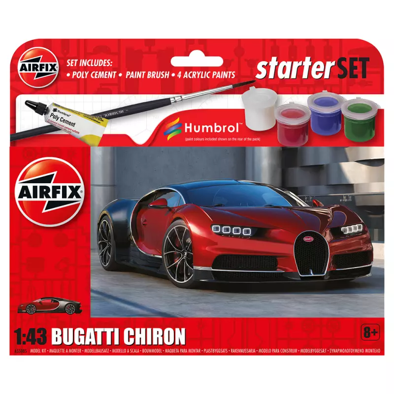 Airfix Coffret de Départ Bugatti Chiron 1:32