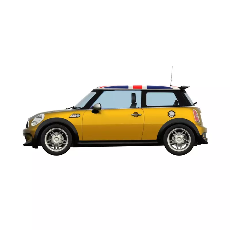 Airfix MINI Cooper S Starter Set - Yellow 1:32