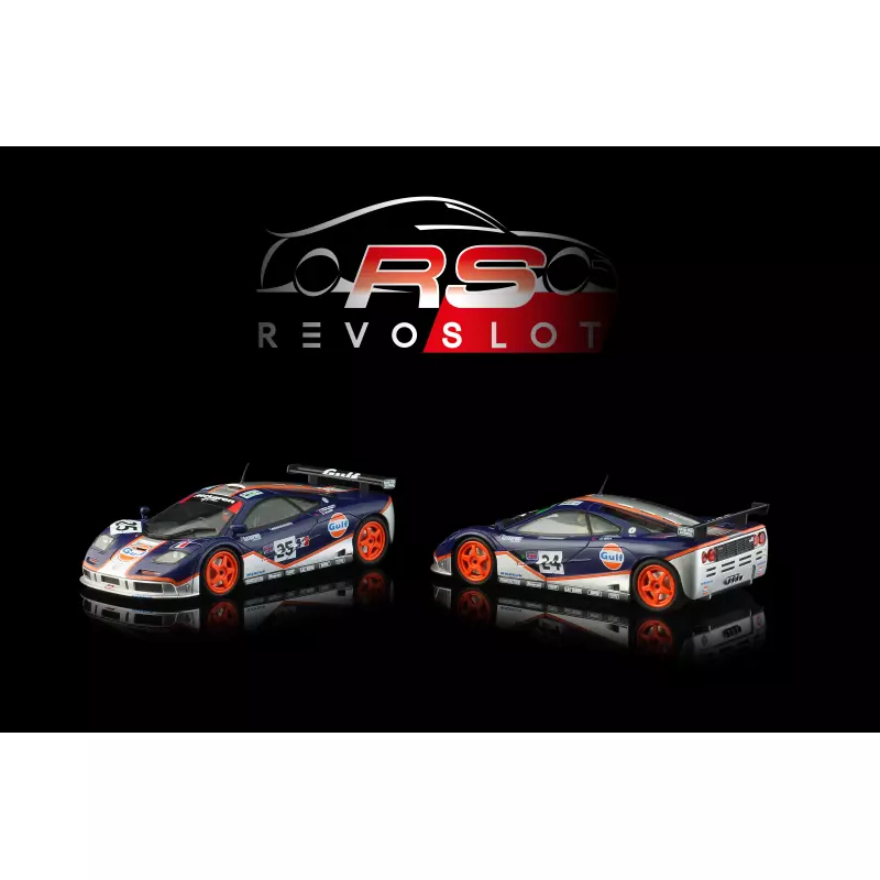 RevoSlot RS0145 McLaren F1 GTR - Gulf Twin Pack