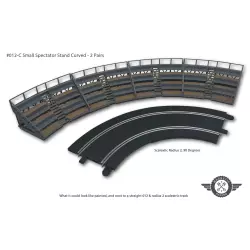 Magnetic Racing 012-C Small Spectator Stand Curved (Pair)