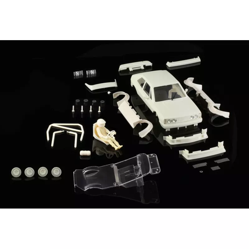 BRM S-401VWA VW SCIROCCO - Full white body kit with lexan cockpit + wheel inserts - Type A Body
