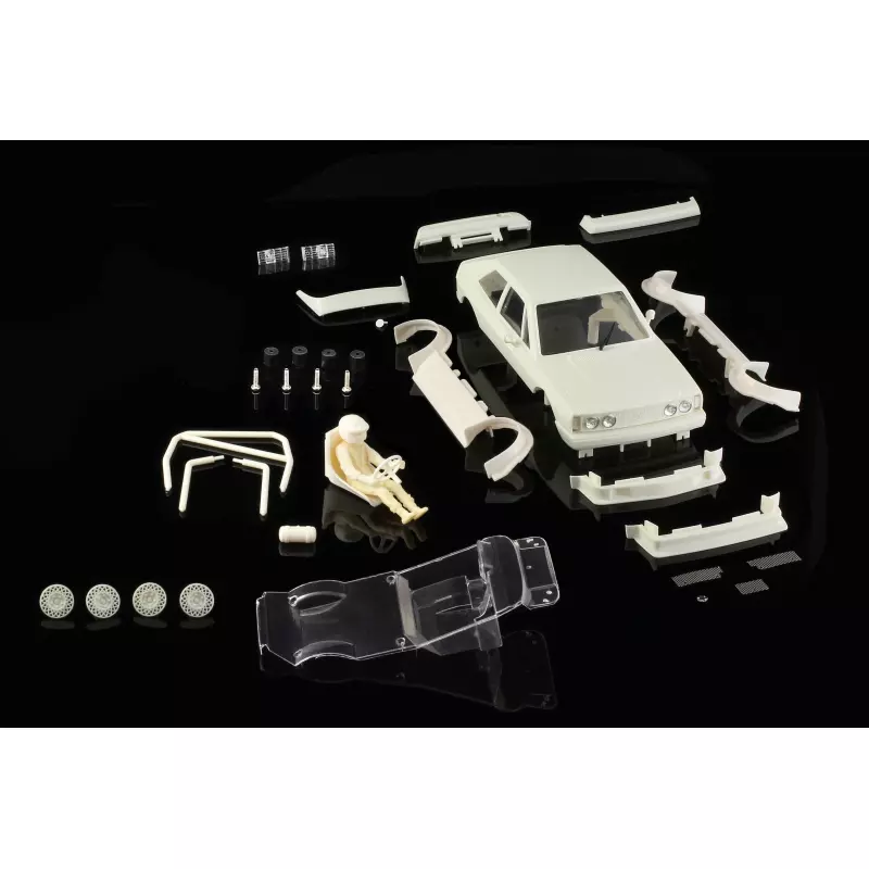  BRM S-401VWA VW SCIROCCO - Kit carrosserie blanche complète avec cockpit lexan + enjoliveurs de roue - Carrosserie Type A