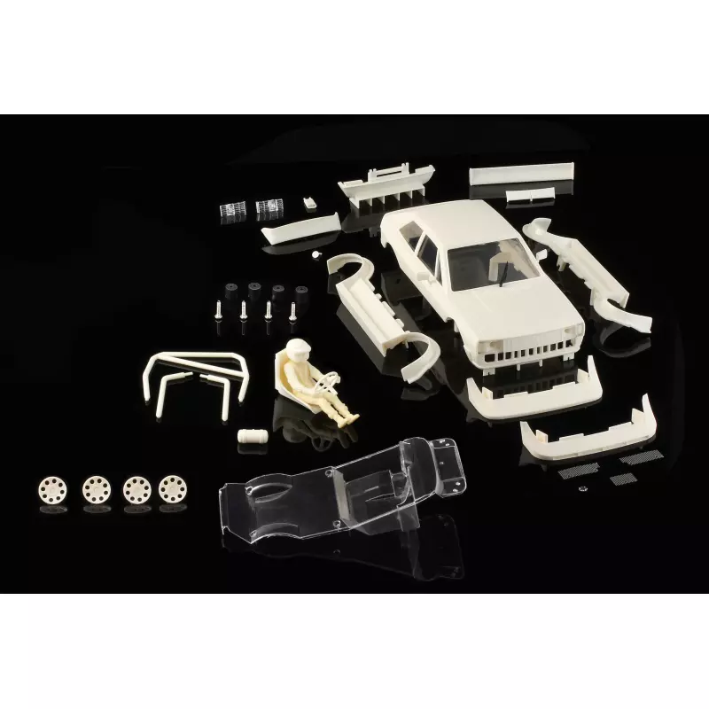  BRM S-401VWB VW SCIROCCO - Kit carrosserie blanche complète avec cockpit lexan + enjoliveurs de roue - Carrosserie Type B