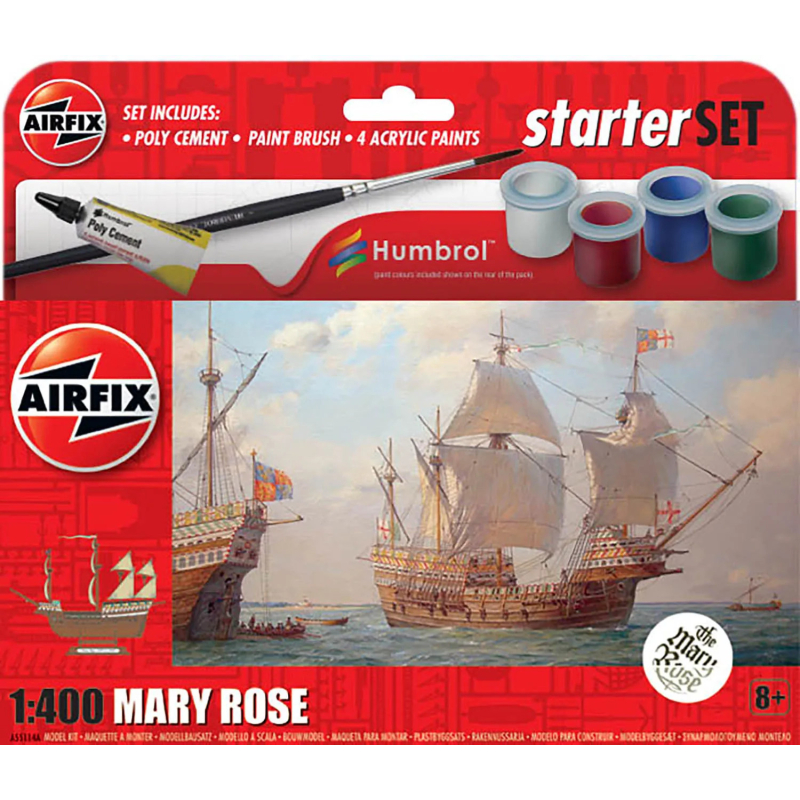                                     Airfix Mary Rose 1:400 Coffret de Départ