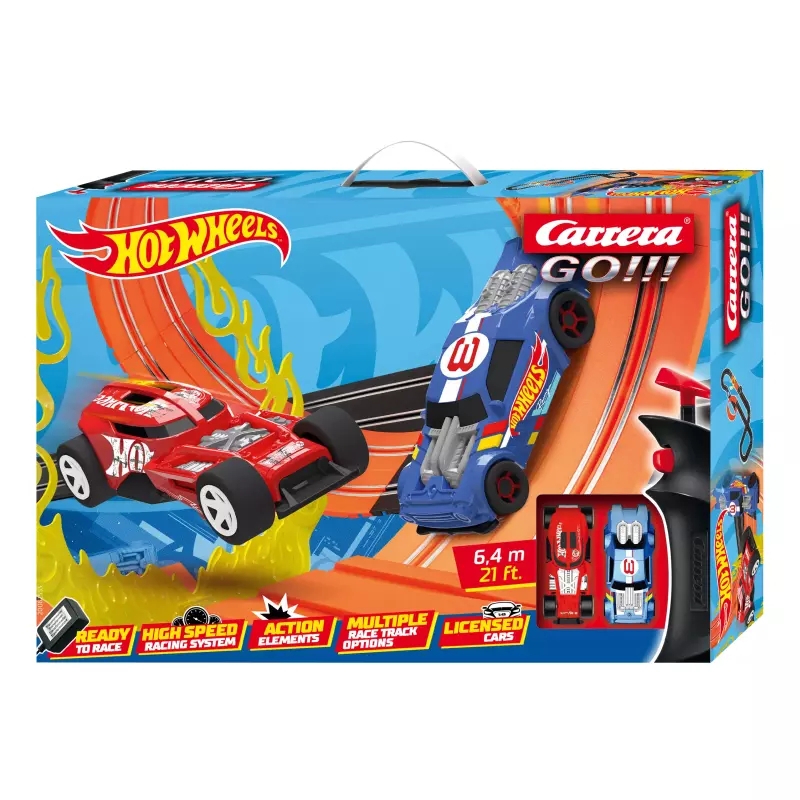 Circuit voitures Carrera GO!!! Hot Wheels 6.4 - 62553