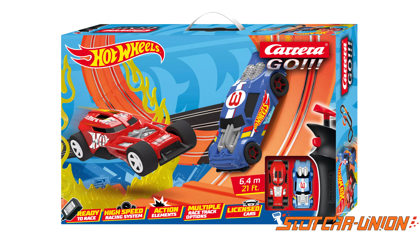 Carrera GO!!! 62553 Hot Wheels  Set - Slot Car-Union