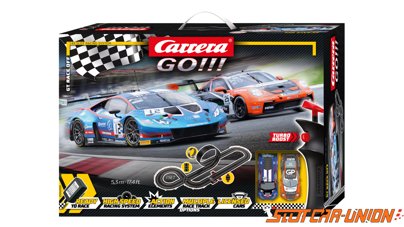 Carrera GO!!! 62550 GT Race Off Set - Slot Car-Union