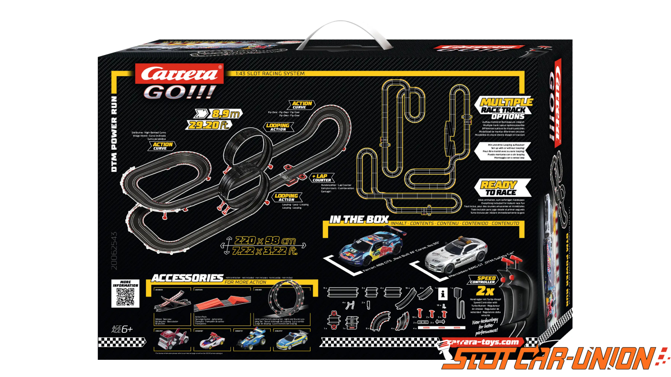 Carrera GO!!! 62543 DTM Speedway Masters Set - Slot Car-Union