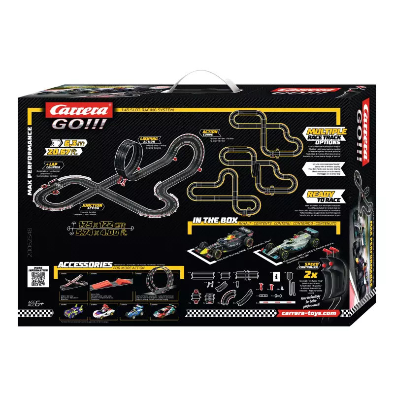 Circuit de course electrique Max speed F1 - Carrera GO 62484