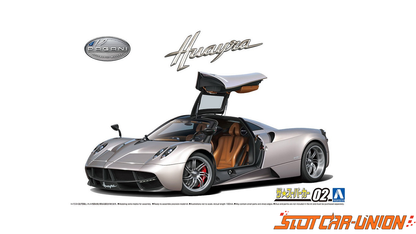 AOSHIMA 058060 Kit 1/24 Pagani Huayra '12 - Slot Car-Union AOSHIMA 058060 Kit 1/24 Pagani Huayra '12 - Slot Car-Union