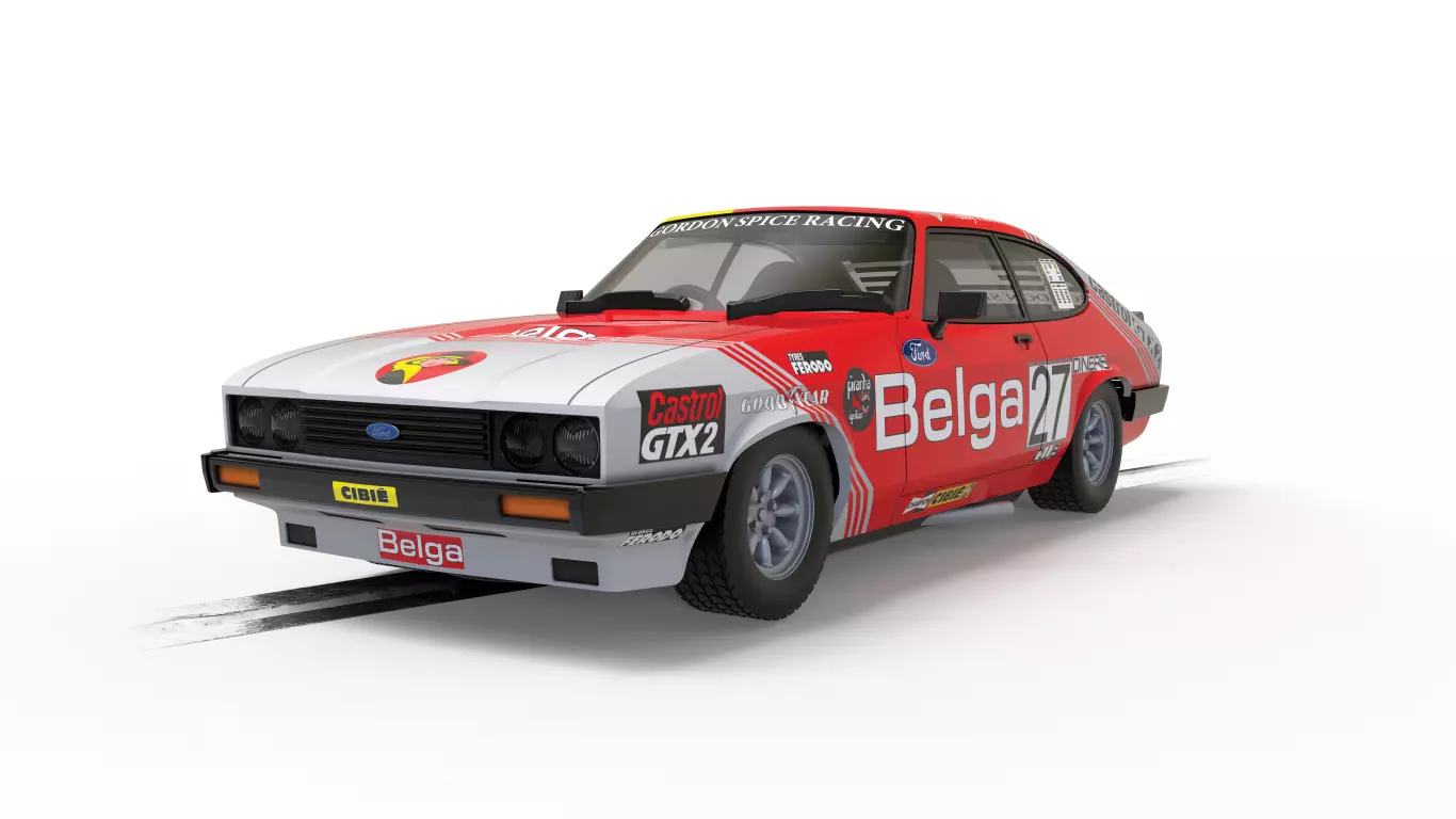 Scalextric C4349 Ford Capri MK3 SPA 24HRS 1978 Winner Slot Car Union