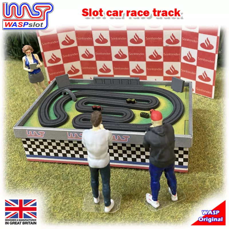 WASP Slot Car Track & Figures