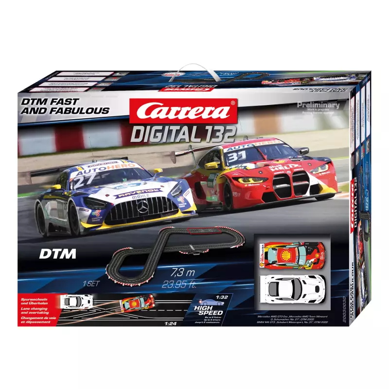 Carrera DIGITAL 132 30030 DTM Fast and Fabulous Set