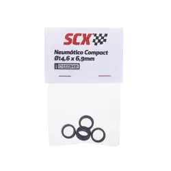SCX COMPACT Pneus Ø14,6 x 6,9mm C10333 (4 pcs)