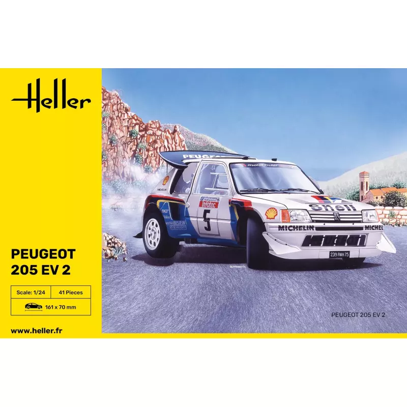 Heller 80716 Peugeot 205 EV 2
