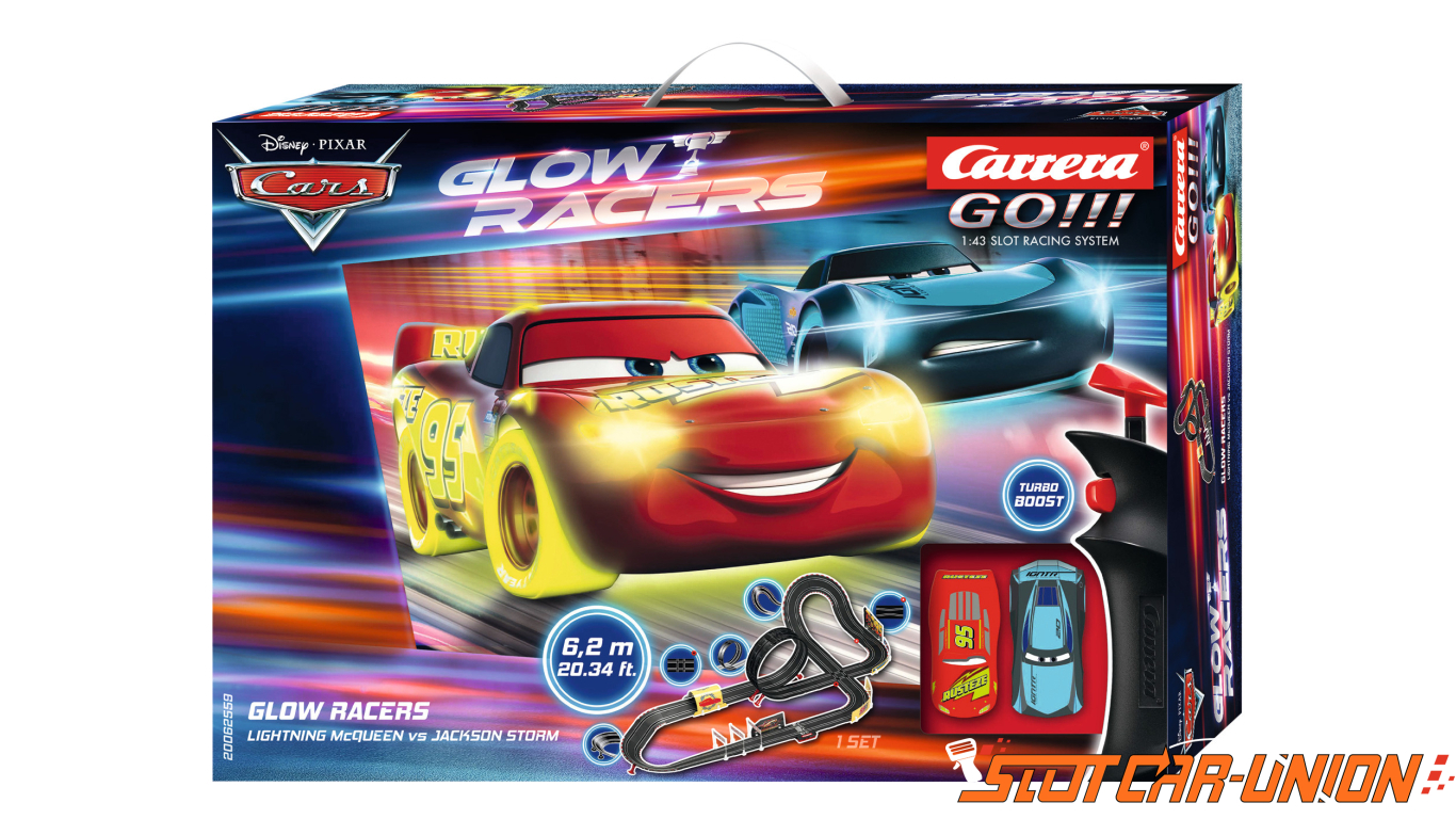 Carrera GO!!! 62559 Disney Cars - Glow Racers Set